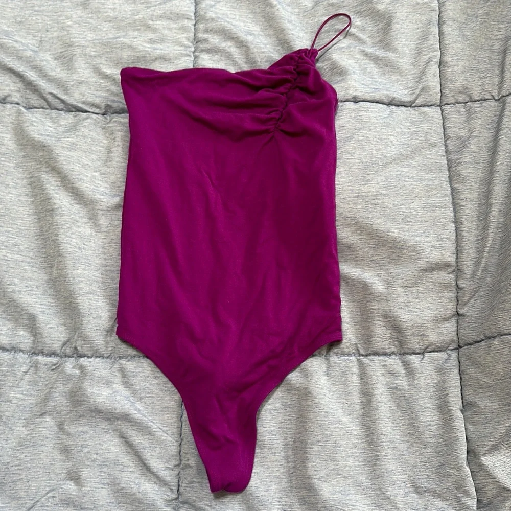 Wilfred Free One Shoulder Bodysuit - Picture 1 of 5